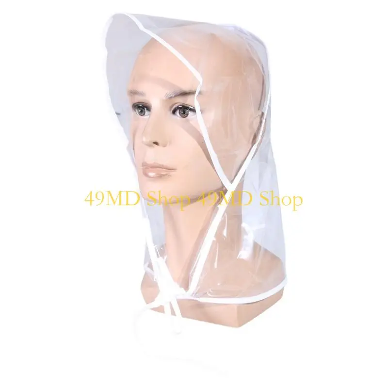 49MD PVC HAIR HAT لظروف الطقس الممطرة في الهواء الطلق استخدام غطاء محرك السيارة واضحة