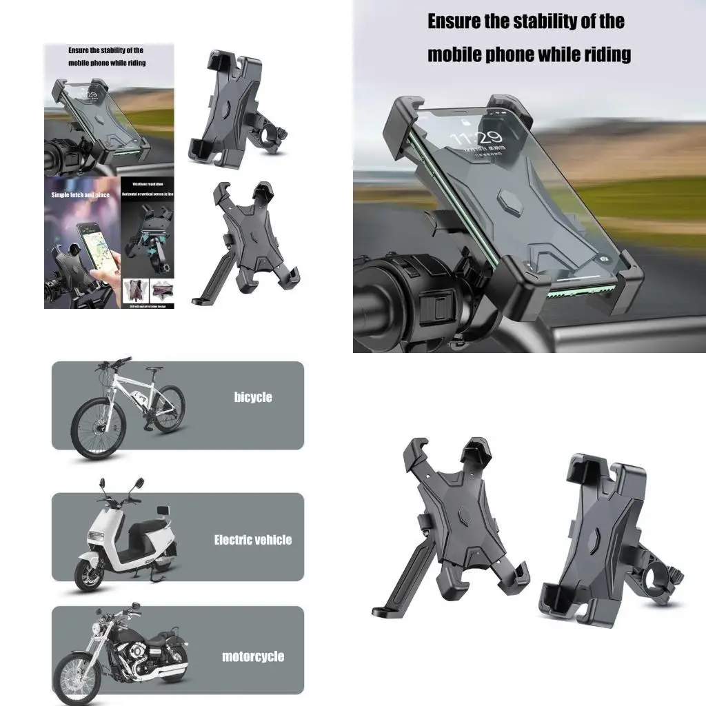 

Y1UB Phone Holder Tablet Mount Universals Adjustable Handle Motorcycle Brackets Rack