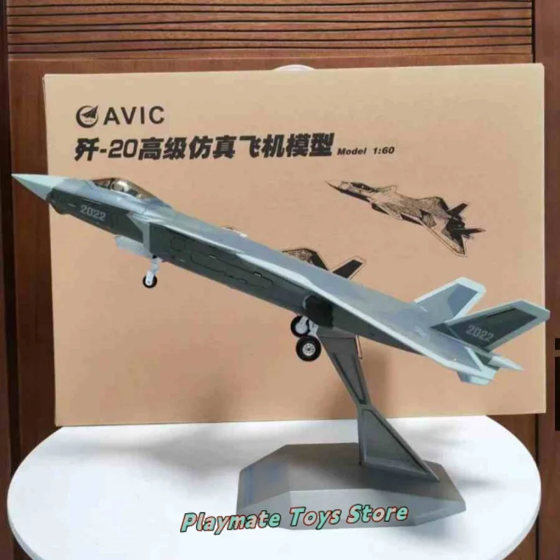 2024 Hot J20 Air Show Around The Aviation Industry J20 J-20 Fighter Aerospace Simulation Model Collection Display Gift Toys