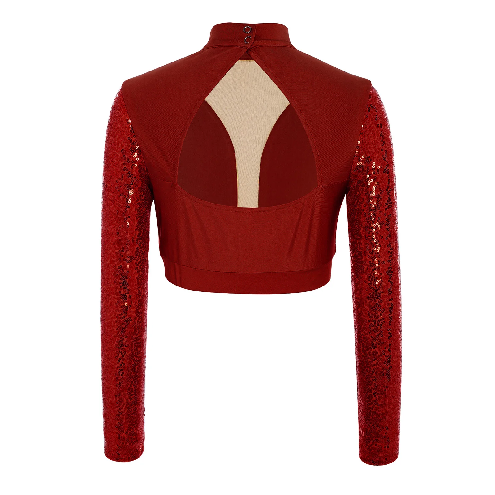 

Children Carnival Sequins Street Jazz Dance Costumes Fashion Sparkly Dancewear Streetwear Fashion Kids Crop Tops for Girls