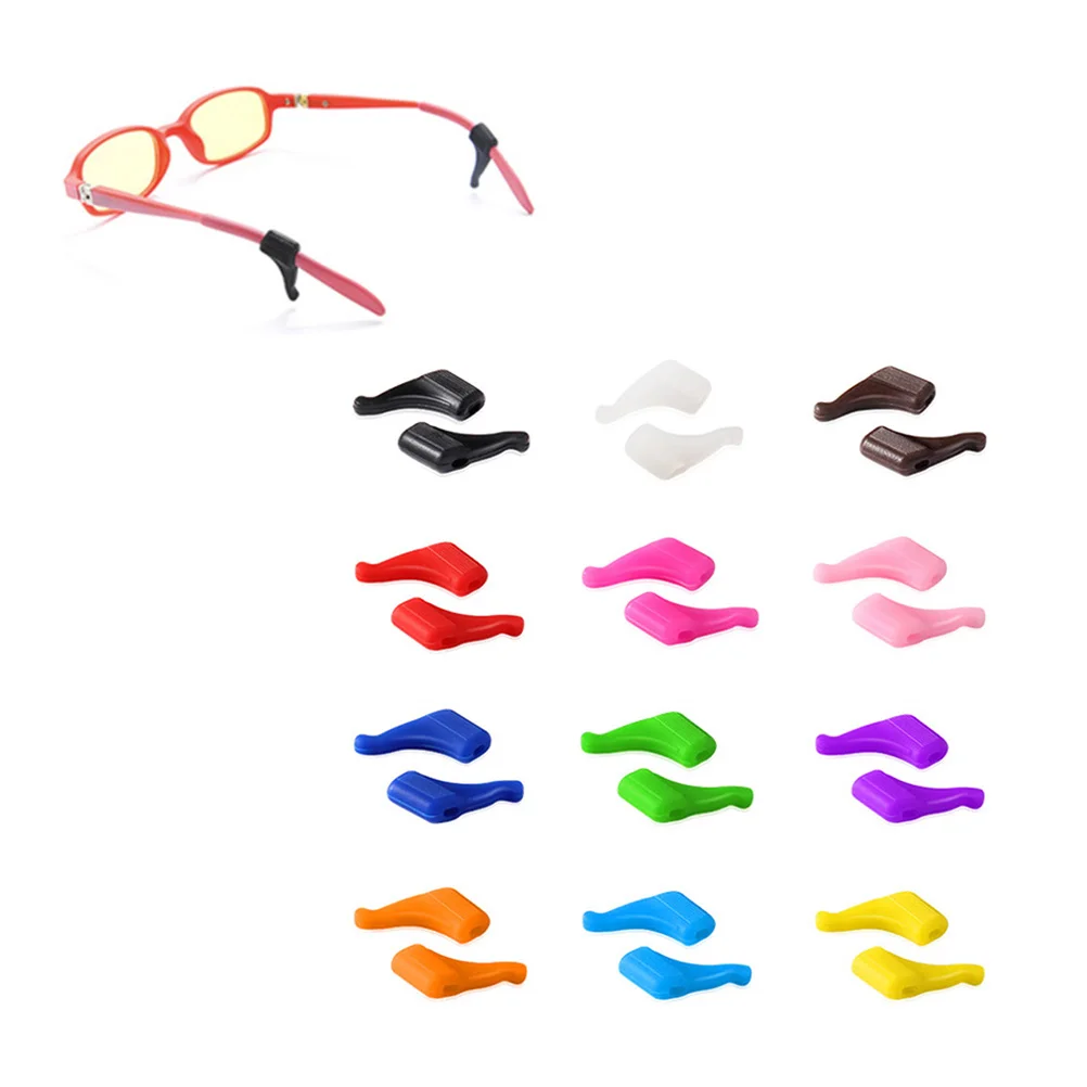 24 Pair Eyeglass Ear Pads Hook Silicone Antiskid Glasses Aunglasses Sports Eyeglasses