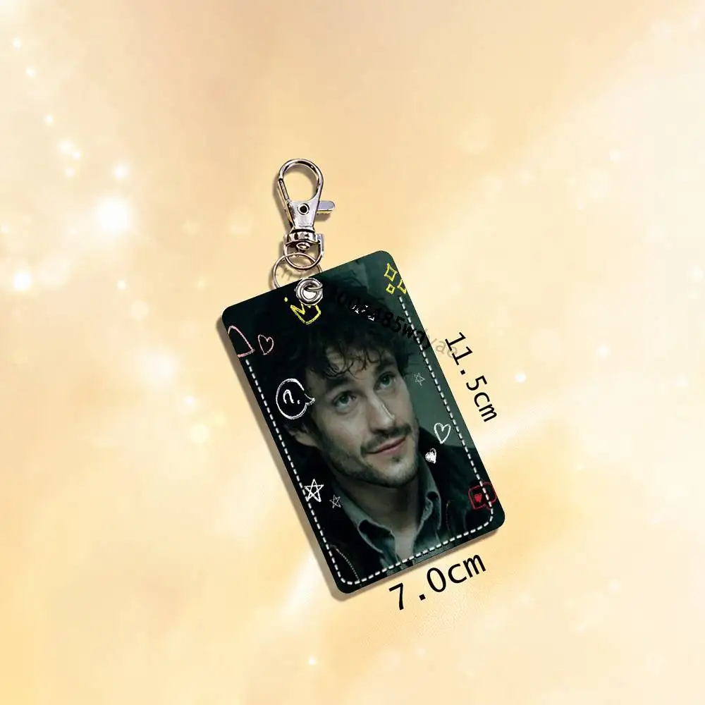 H-HannibalS and Will Card Keychain Fashion Pendant Bag ID Door Card Case Bus Card Cute Adult image 4