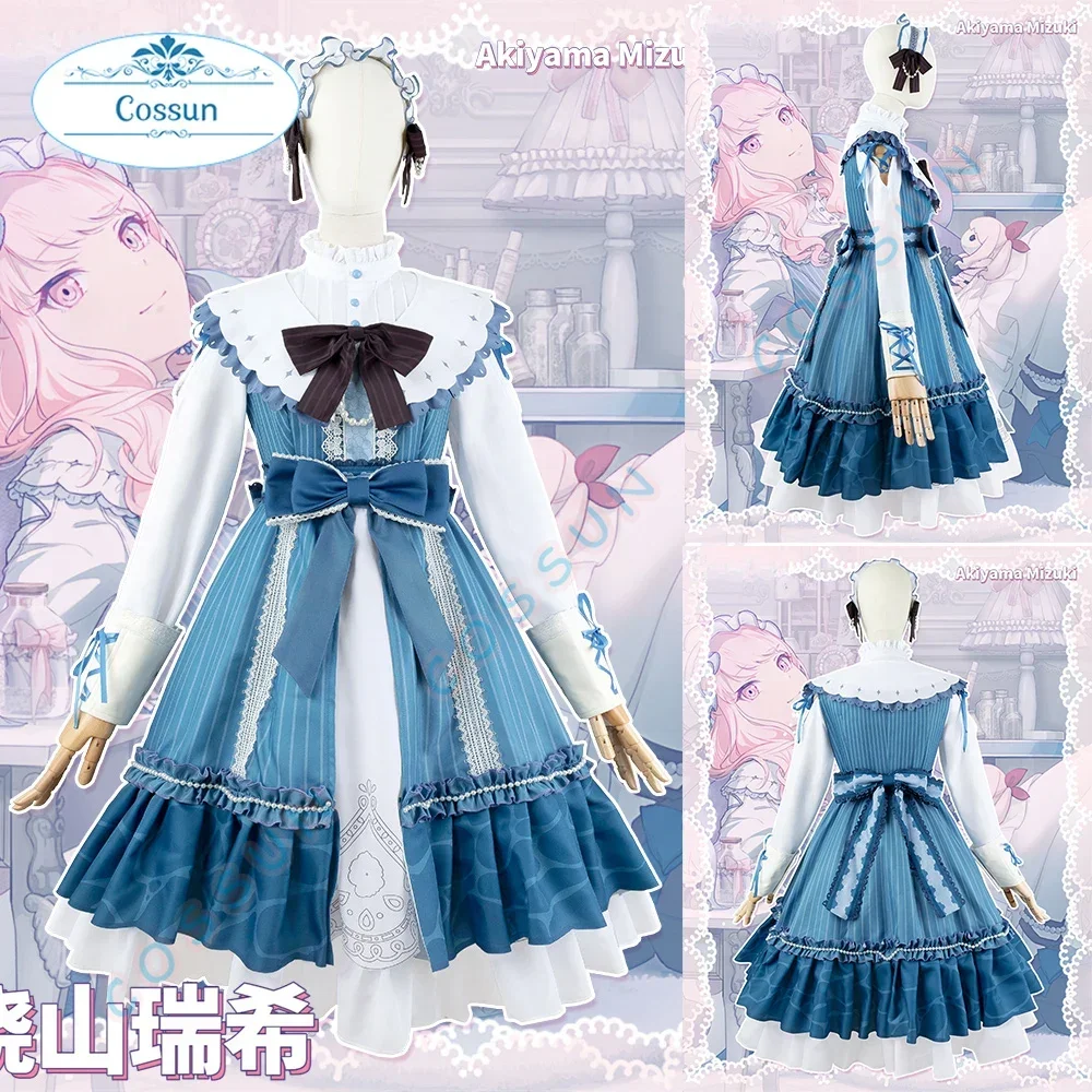 Game Project Sekai Akiyama Mizuki Cosplay Costume Sweet Lovely Uniforms Activity Party Clothing Women Lolita Dress