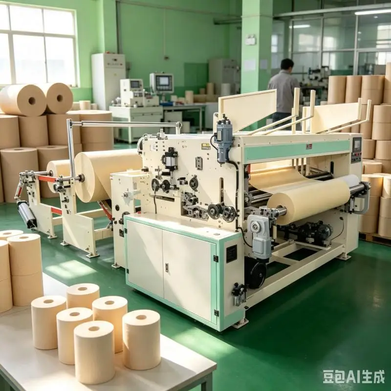 Industrial Toilet Paper Making Machine Customized Jumbo Roll Tissue Converting Line Automatic Rewinding Equipment