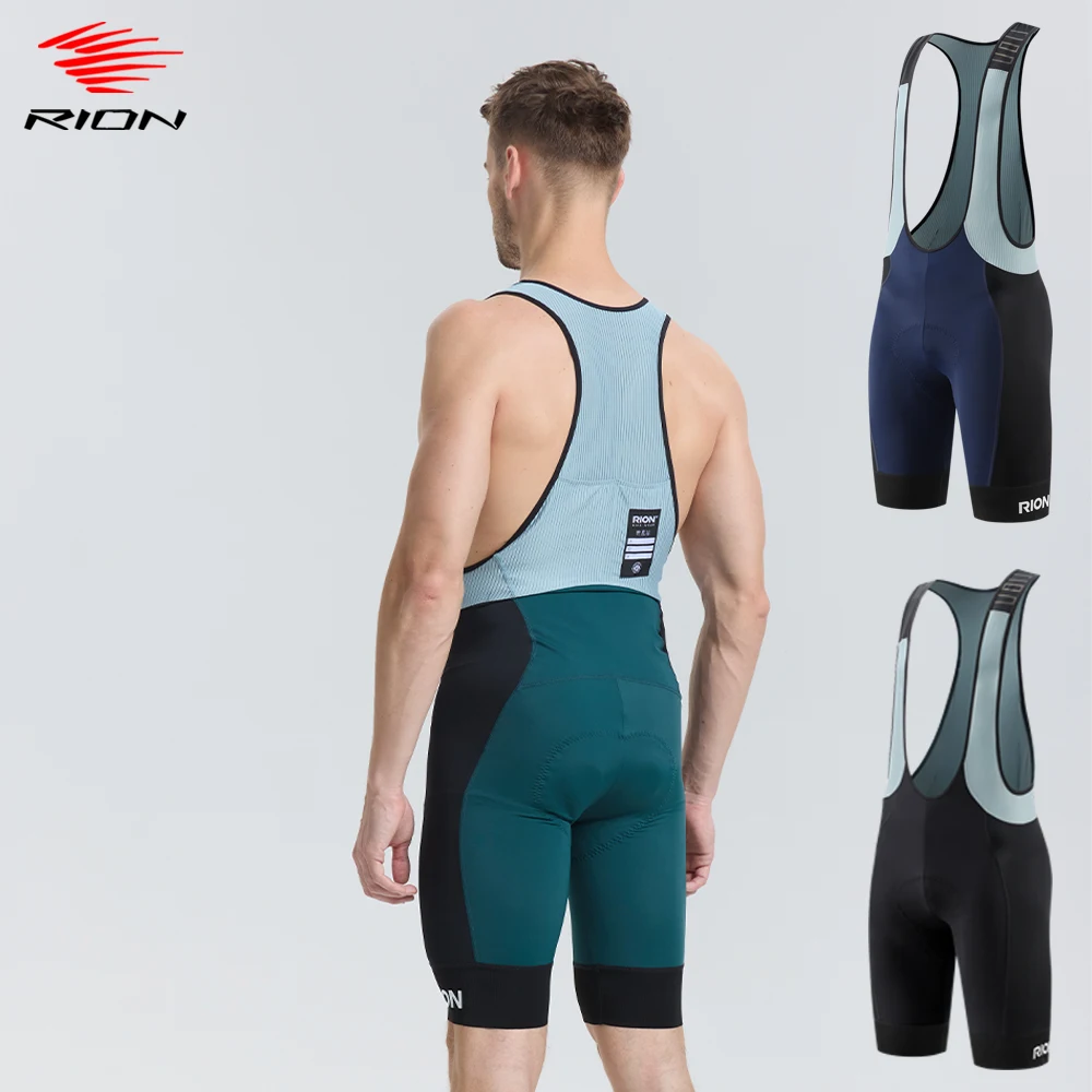 

RION Cycling Bib Shorts Men Road Bike Tights Bicycle Clothing Italy DOLOMITI 8H Pad Long Distance Riding Team Uniform Breathable