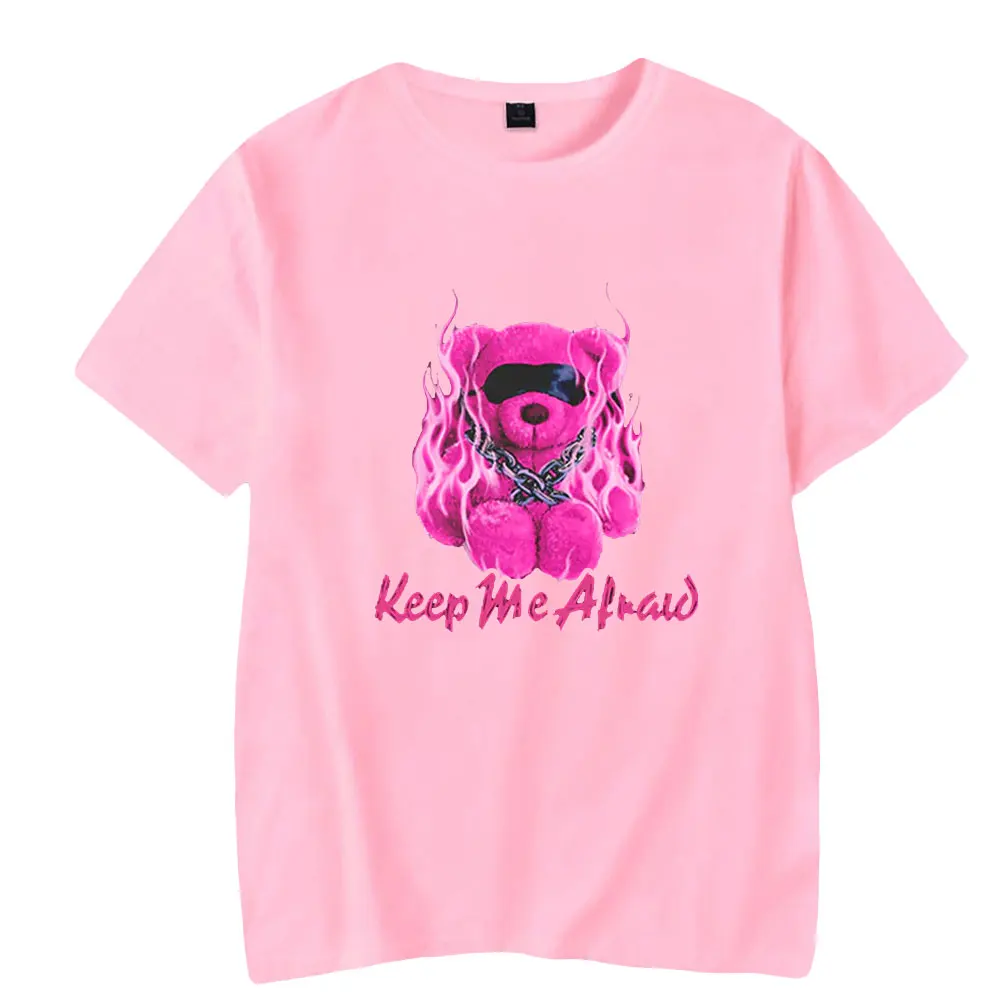 Nessa Barrett Keep Me Afraid TShirt Simple Style Crewneck Short Sleeve Tee Men Women Youthful Singer-songwriter Fashion Clothes