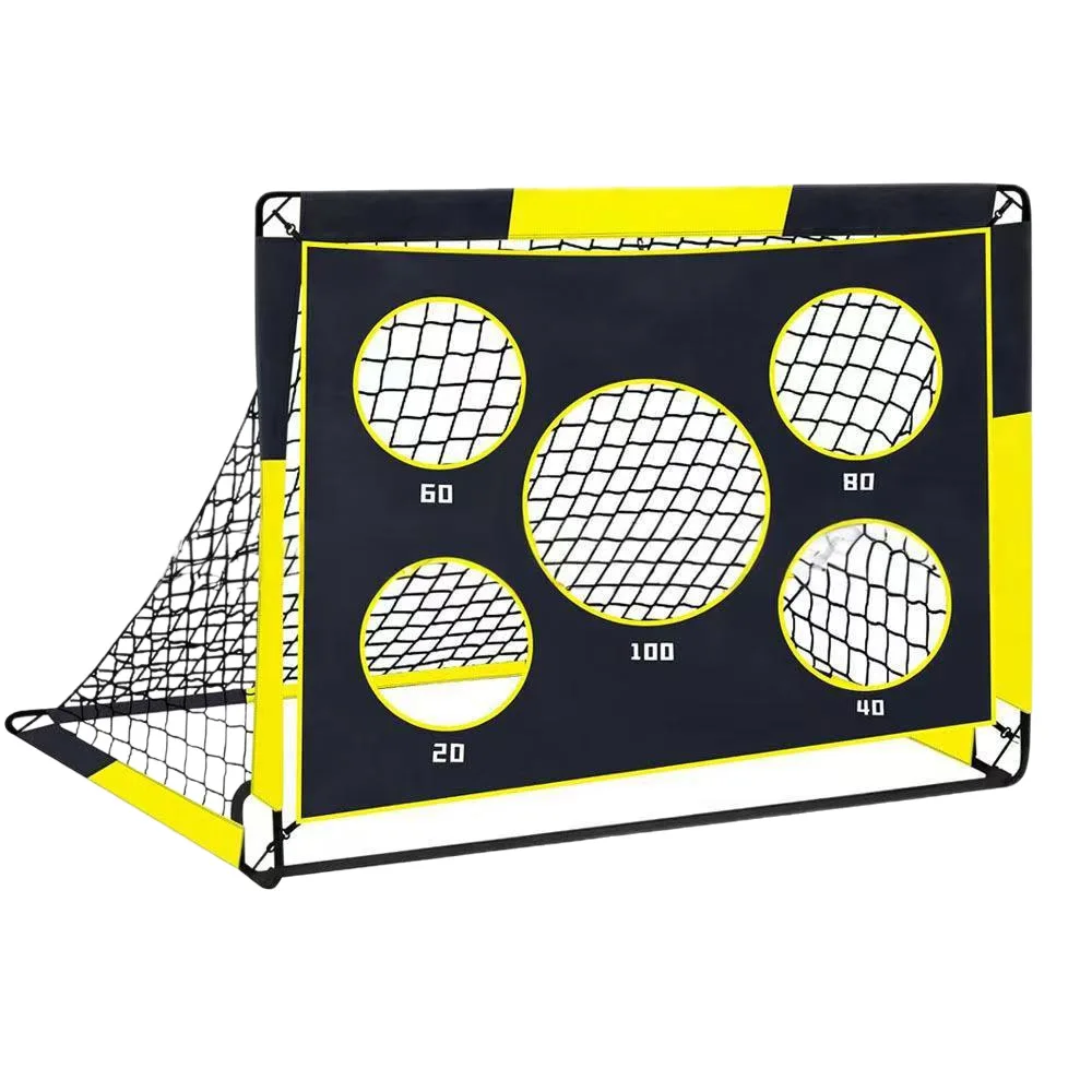Хит продаж, складные футбольные ворота 2-в-1, портативное оборудование для тренировок в помещении и на открытом воздухе, трансграничные популярные модели