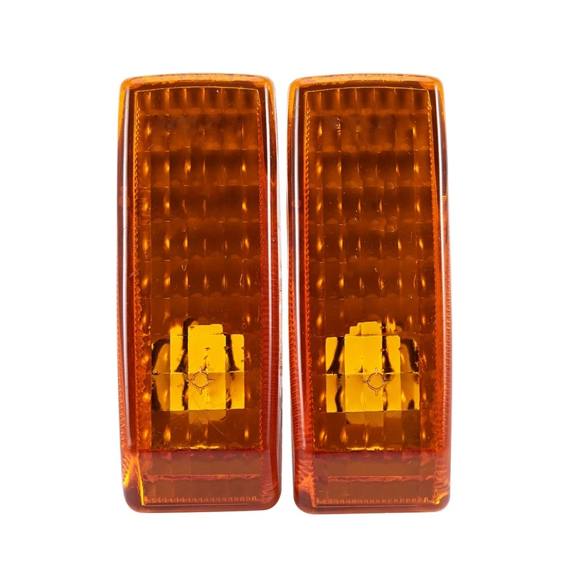 New2x Electric Window Switch Pairing For Mercedes-Benz W123 & 2Pcs Fender Turn Signal Light Indicator Repeater Lamp Cover