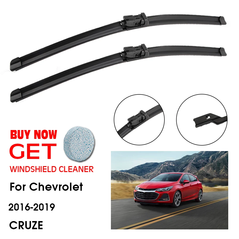 

Car Wiper Blade For Chevrolet CRUZE 28"+24" 2016-2019 Front Window Washer Windscreen Windshield Wipers Blades Accessories