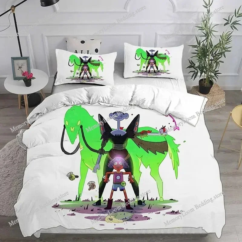 

3D Printed Anime Midnight Gospel Bedding Set Duvet Cover Bedroom Comforter Single Twin King _Size Quilt Cover Home Textiles