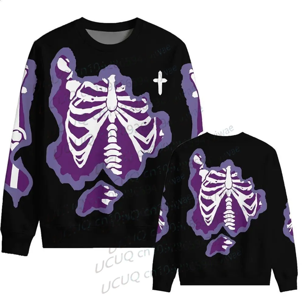 Hurt Bear Damen-Sweatshirt, süßes Kawaii-Sweatshirt mit blauem Sternbär, langärmliges T-Shirt, Fairy Kei Yami Kawaii Harajuku Pastel Goth To – Detail 3