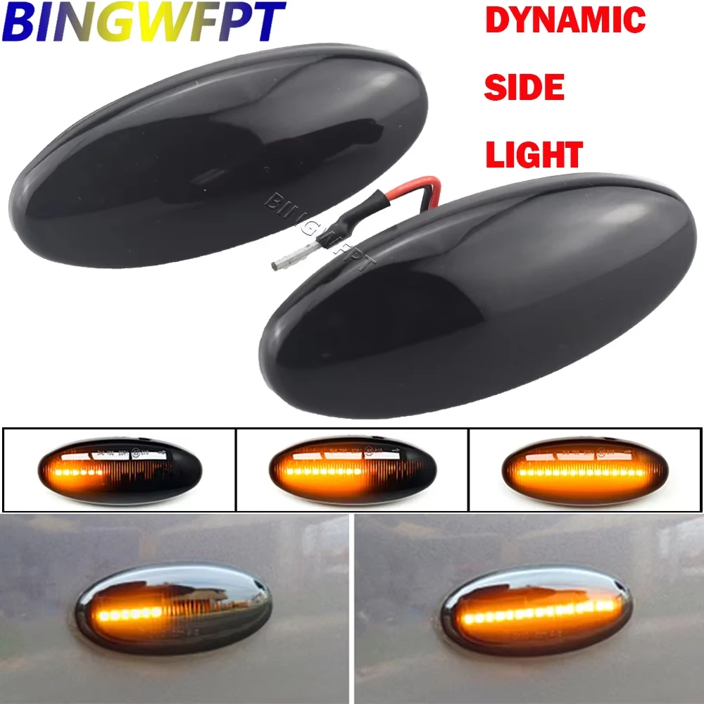 Luces de señal de giro del guardabarros lateral para Nissan Navara D22 NP300 1998-2005 Datsun Frontier Fiera PickUp Terrano