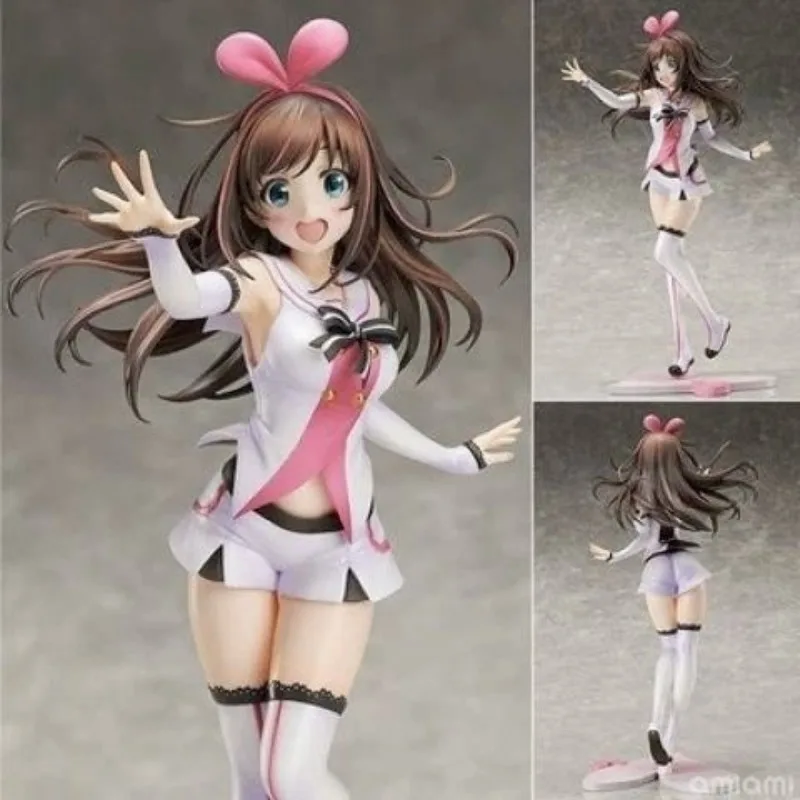 23cm Virtual idol Figure Kizuna AI Anime VTB Sex Girl PVC Action Figures Cute Statue Adult Collection Model Doll Ornament Gifts