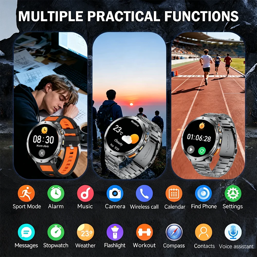 Yeni T-REX3 Ultra 1000mAh Pil - Smartwatch Watches For Men With Gps incelemesi ve fiyatı