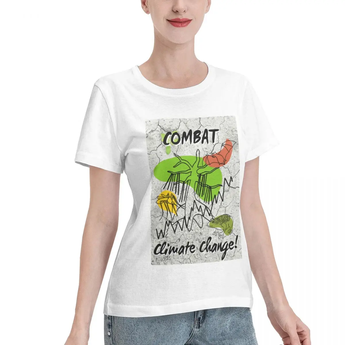 Multi Occasion Combat Climate Change - Spreading Pathogens 2 Women's T-shirt Layering Top High Quality Cotton Shirt