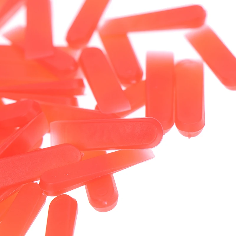 100pcs Red Wedges Ceramic Tile Leveling Gasket System Tiling Floor Wall Carrelage Tools Spacers Locator Leveler Level