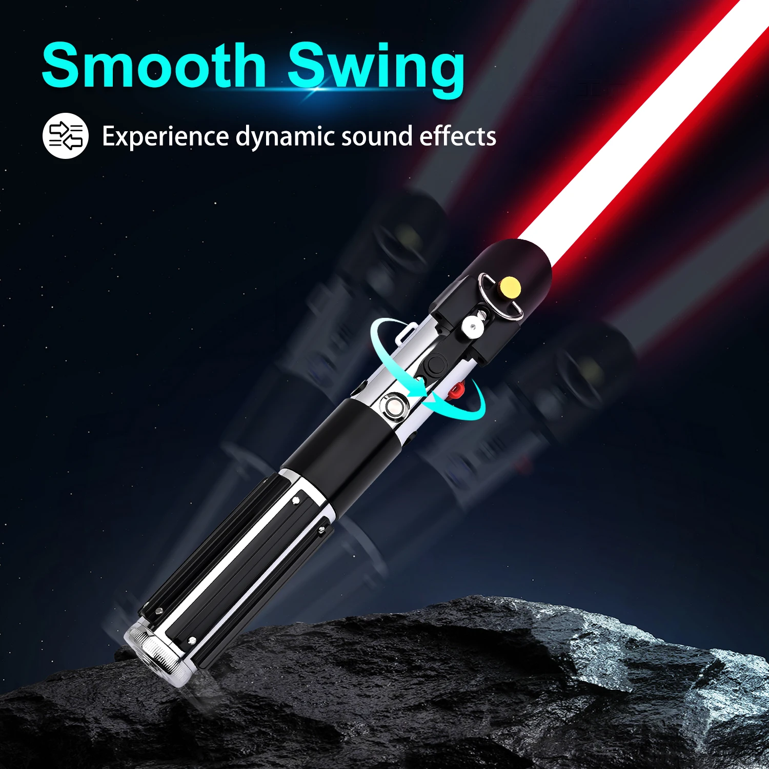 TXQSABER Lightsaber SNV4 Proffie Pixel Soundboard السلس سوينغ مقبض معدني مع شريط LED شفرة هالوين تأثيري اللعب Vader