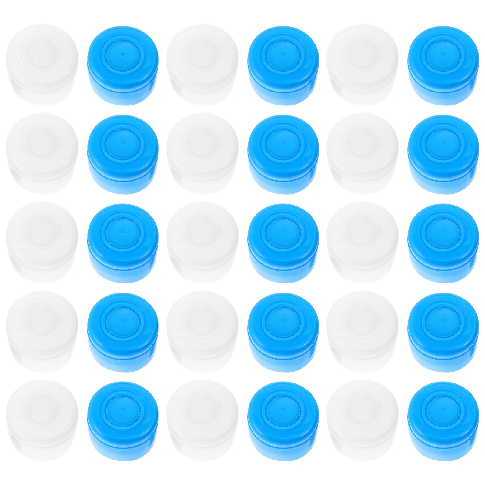 

40Pcs Sealing Bottle Caps Heavy Duty Plastic Water Bucket Lids Replaceable Tops for Jug Container Reuse Multiple Times Long