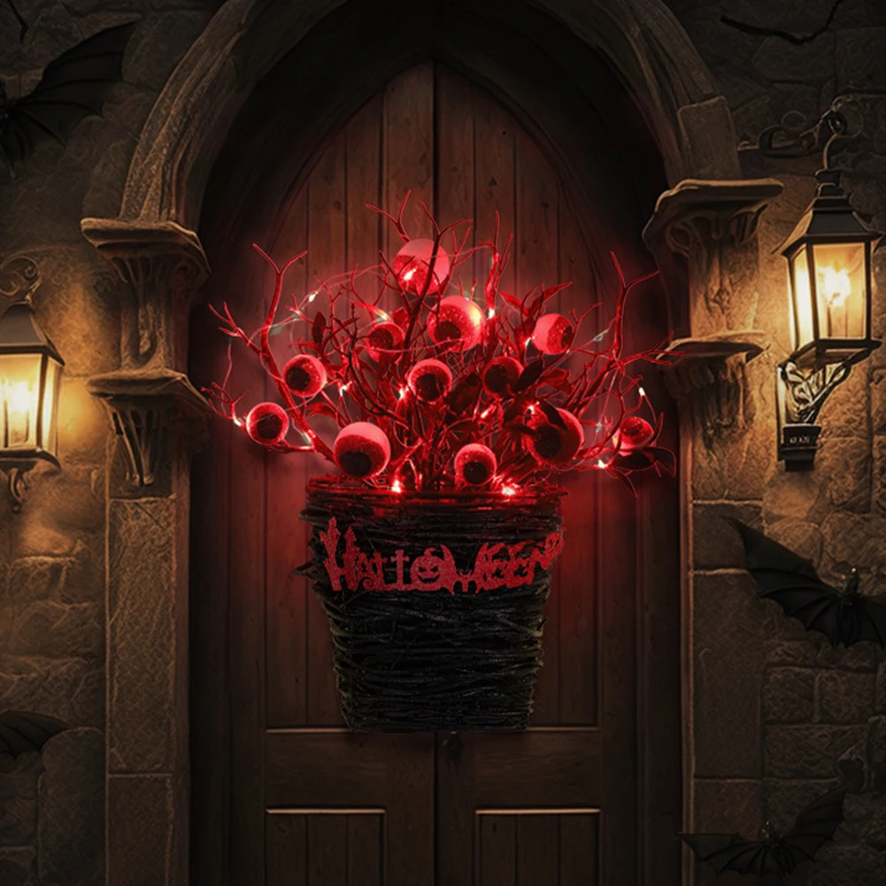 Ramo de flores de globo ocular Ramo de globos oculares de 14,96 pulgadas (con luces)