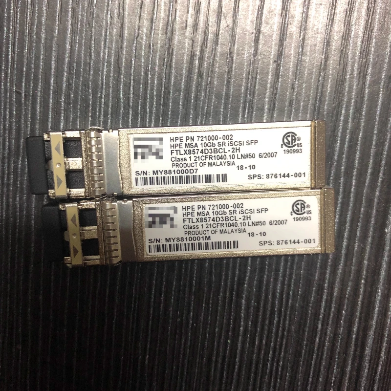 

1 шт. C8R25B 721000-002 MSA 10 ГБ SR iSCSI SFP + модуль 876144-001