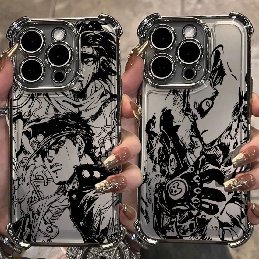 

JOJO Kujo Jotaro Anime For Samsung Galaxy A56 Clear Case A55 A54 A52 A53 5G A36 A34 A35 A33 A50 A73 A26 A25 A16 A06 Phone Cover