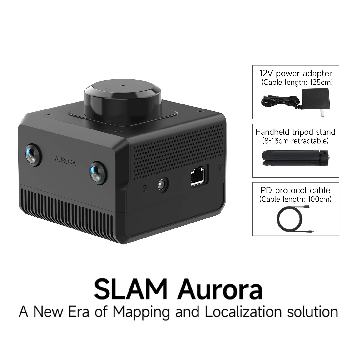 Ready to Use  Aurora Positioning and Mapping Sensor with LiDAR  Binocular Vision IMU and AI Deep Learning All in One