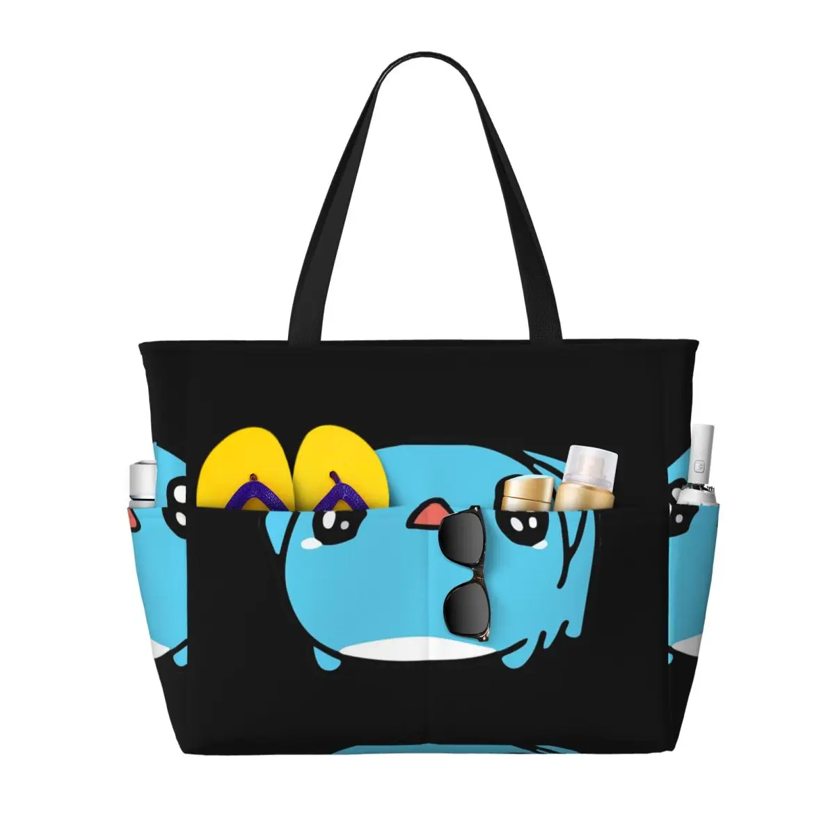 Comic Cat Bugcat Capoo Bug Cat Beach Tote Bag Sport Gym Yoga Duffle Large Tote Bag Women Travel Bag Fitness bag