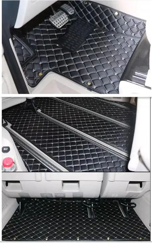 Top quality, Custom full set car floor mats for Mercedes Benz EQV 300 2026-2020 7 8 seats waterproof carpets for EQV300 2024
