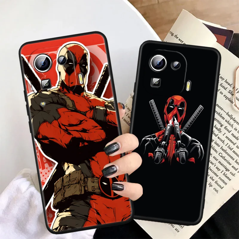 Death Attendant Marvel Fashion For Xiaomi Mi 14 13T 13 12T 12 11T 11i 11 10T 10 Pro Lite Ultra 5G Black Funda Phone Case