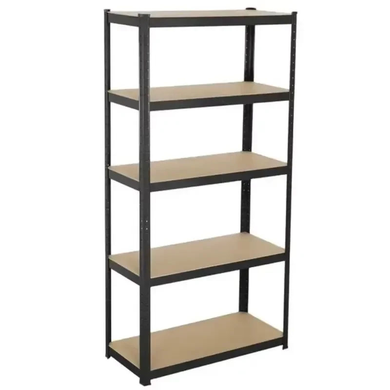 5 Layer Heavy Steel Tool Rack Corrosion Resistant Black