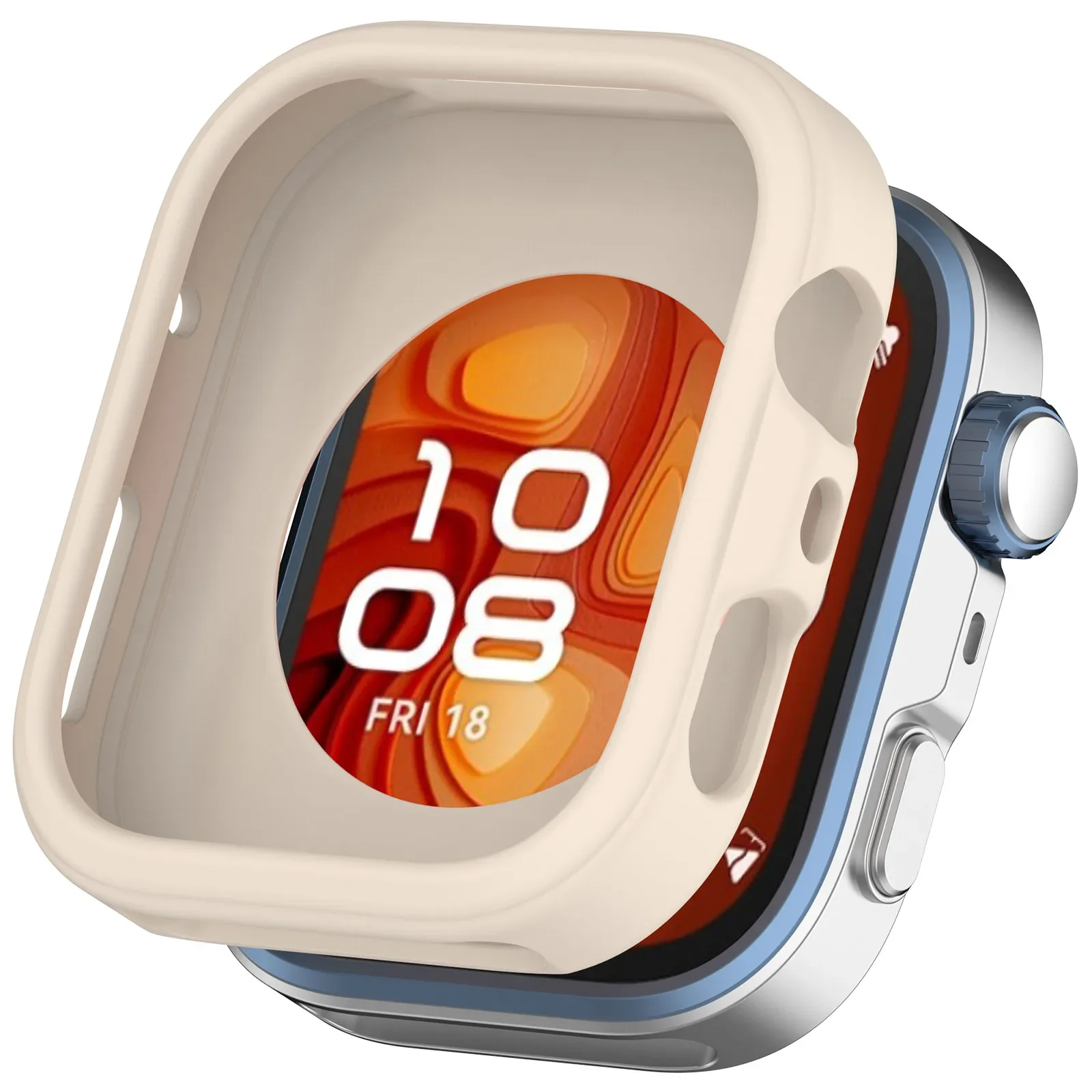 2in1 Case+Strap for Huawei Watch Fit 4 / Fit4 Pro Magnetic Buckle Strap Folding Buckle Soft Shell Case