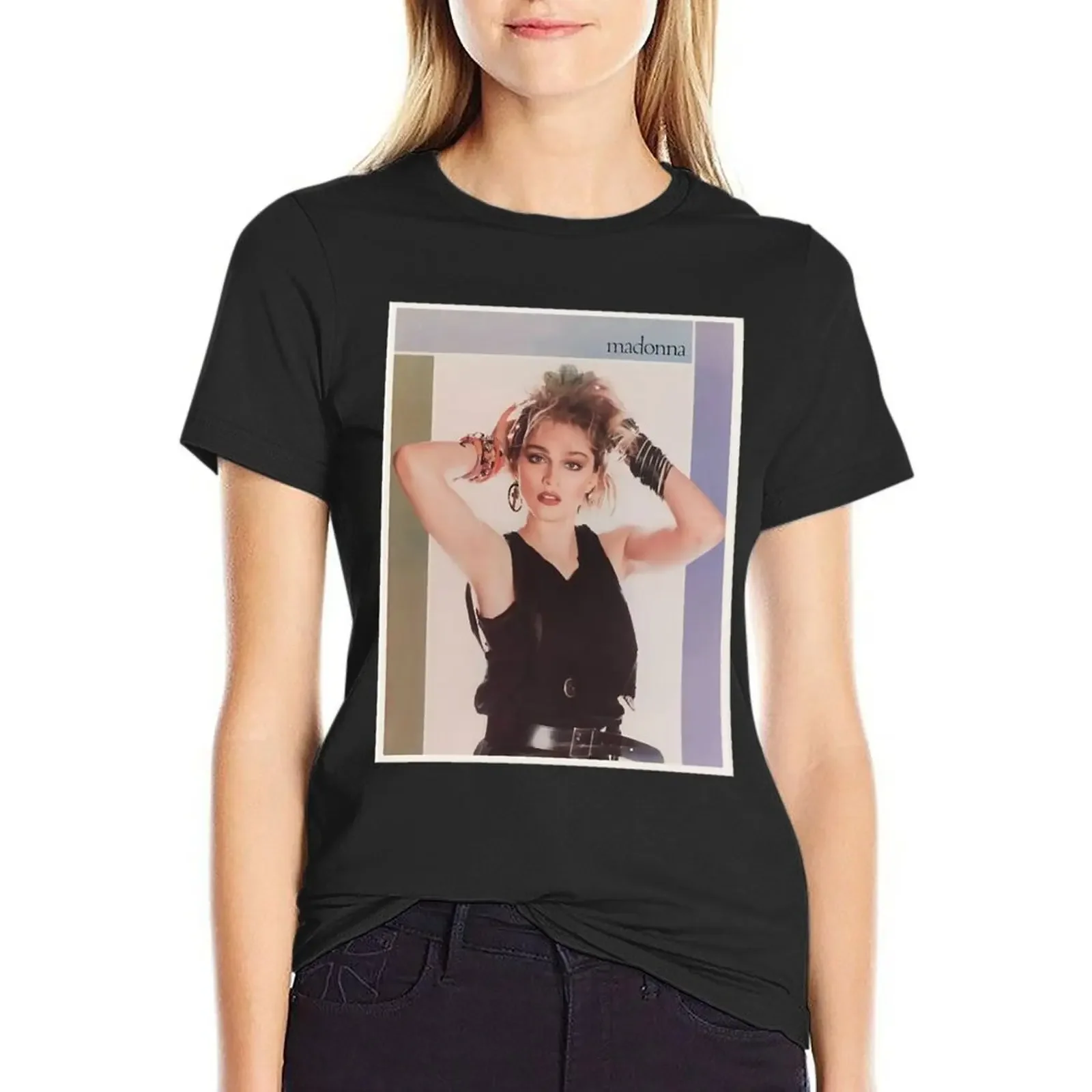 

Madonna T-shirt Short sleeve tee cute clothes summer tops Women clothes