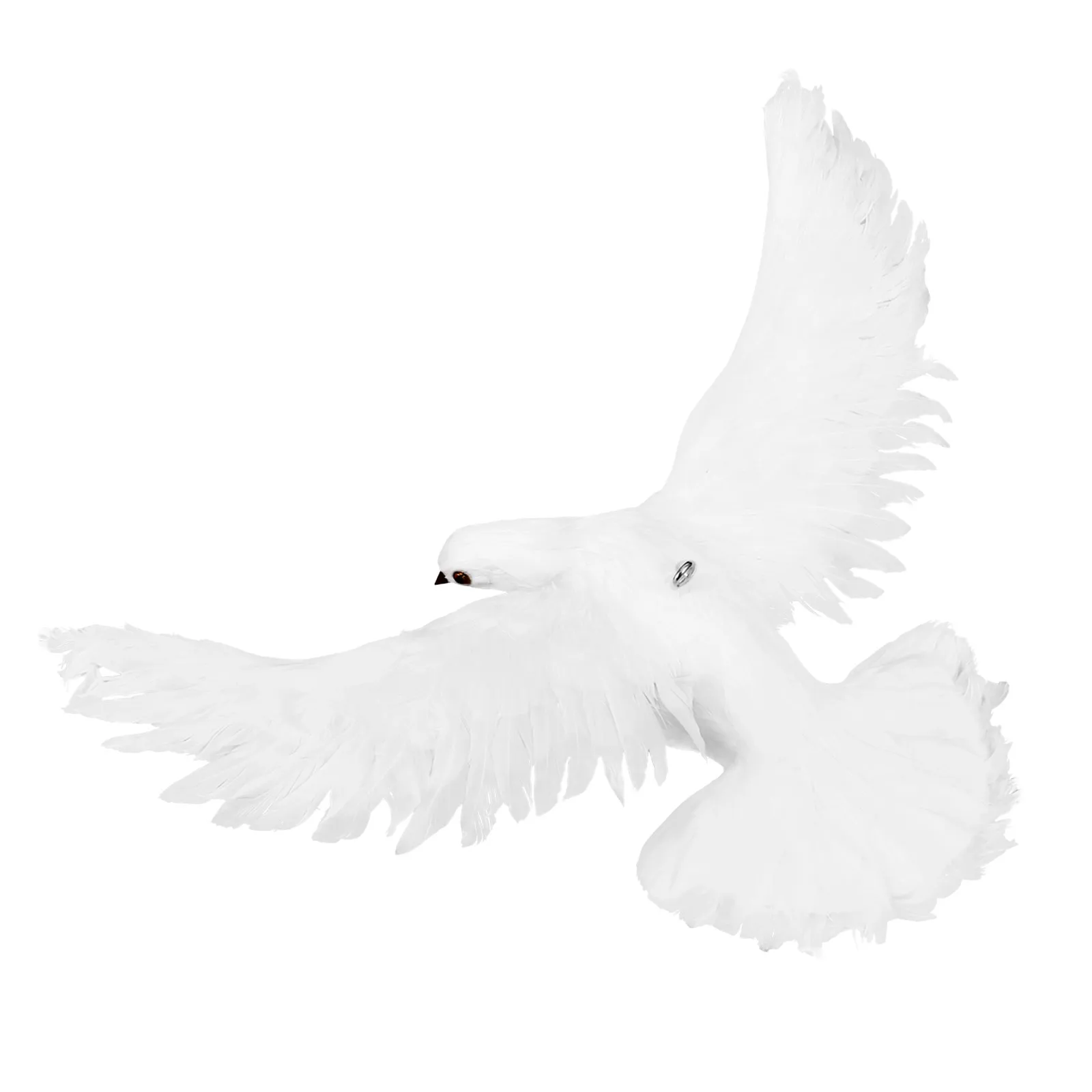 Artificial Plume Peace Dove Resin Sculpture Garden Lawn Decoration Outdoor Ornament Simulation Peace Dove