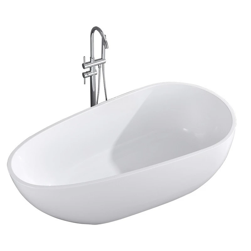 

Independent hotel home adult thickened acrylic bath Small apartment Internet celebrity European bathtub Bath