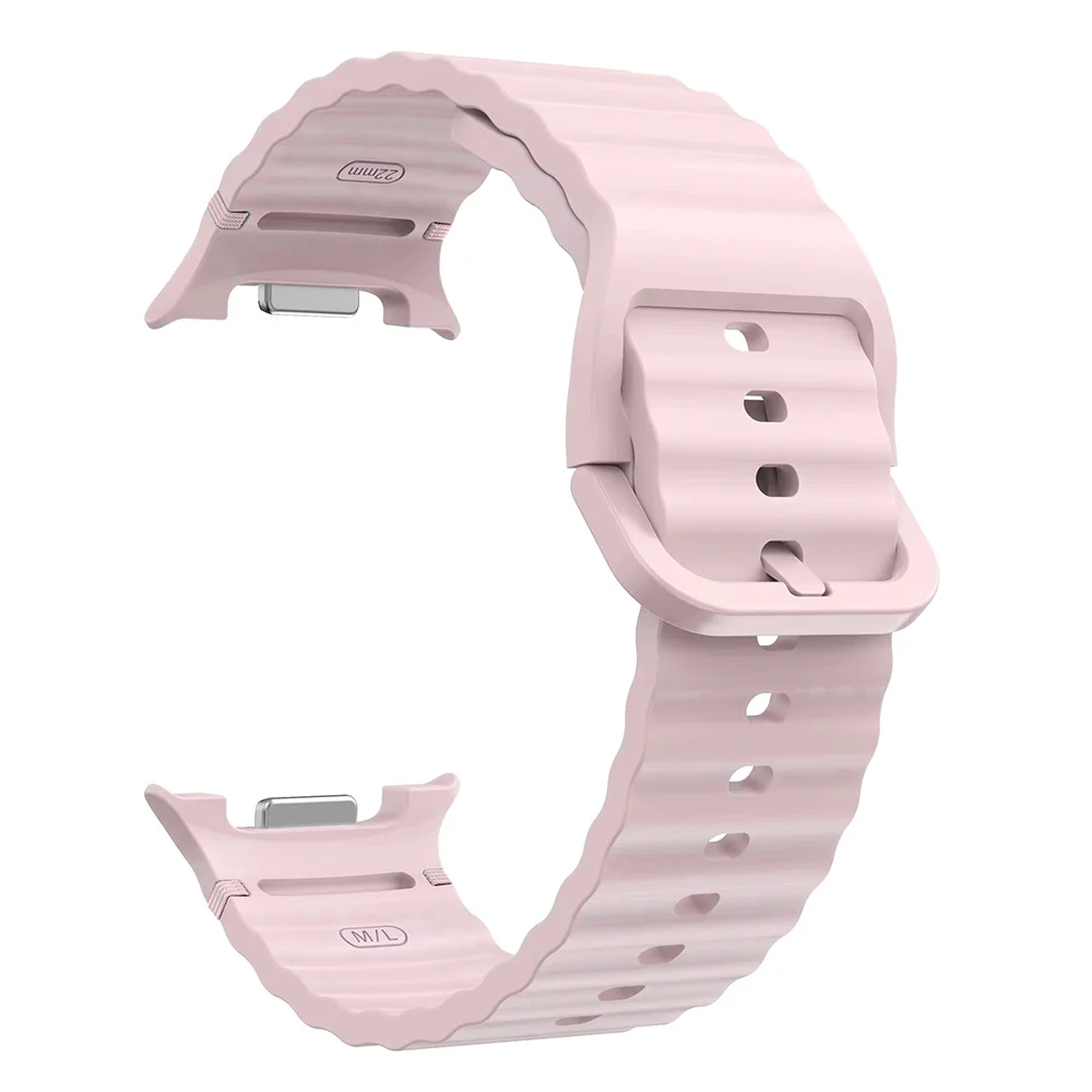 Correa de silicona para Samsung Galaxy Watch 8, accesorios de correa de 40mm y 44mm, pulsera de goma para reloj inteligente Galaxy Watch 8 Classic de 46mm