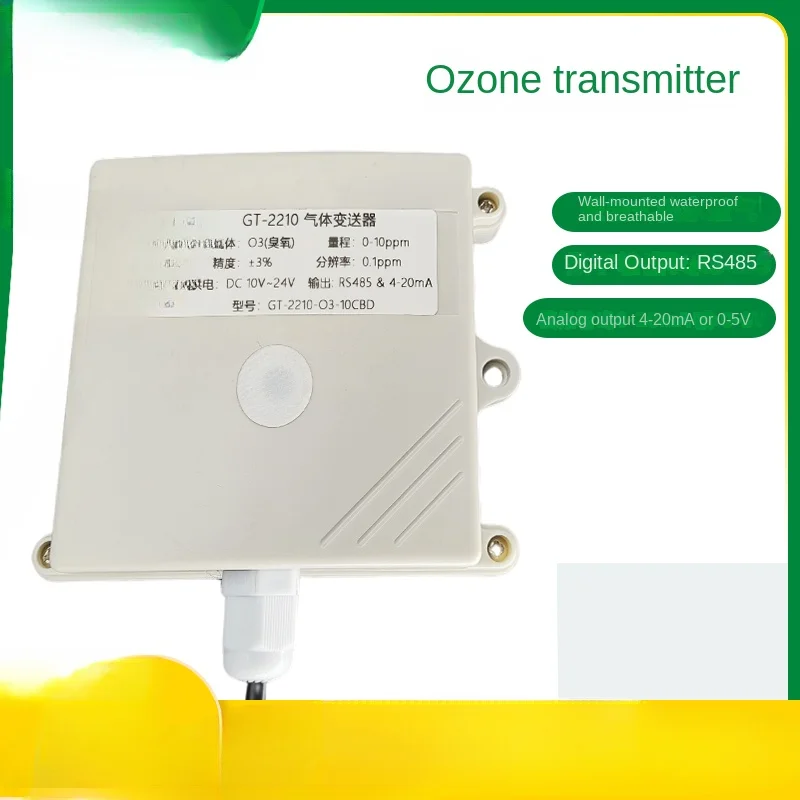 

Ozone RS485/4-20mA Output O3 Gas Concentration Detector Gas Transmitter