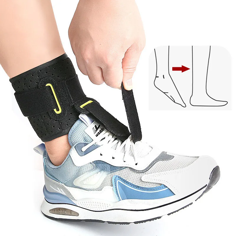Verstellbare Fußgelenkstütze AFO-Orthese Unisex Passend für Rechts-/Linksfuß Orthese Knöchelstütze – Detail 1