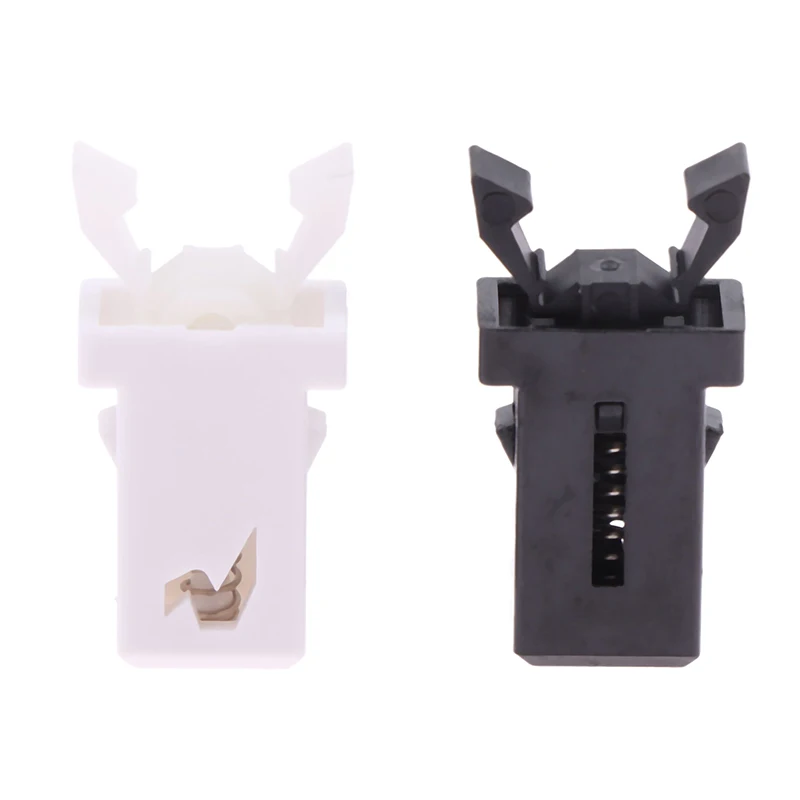 

10pcs Trash Can Plastic Lock Self-Locking Switch Replacement Catch Compatible Touch Lid Bin Latch Black White Repair Clip