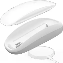 Magic Mouse 2 Grip with Wireless Charging Support, Magic Mouse 2 Charger, Magic Mouse Ergonomic Grip&Mouse Base for Magic Mouse2