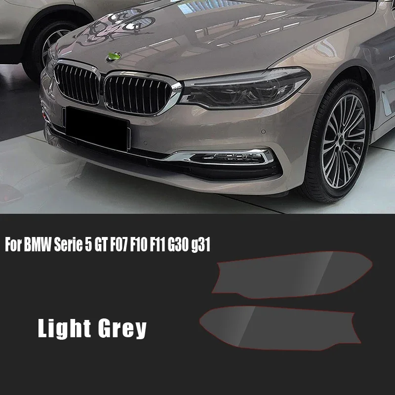 

Защитная пленка для фар автомобиля, восстановление фар, прозрачная черная наклейка для BMW 5 Ser GT F07 F10 F11 G30 G31, аксессуары