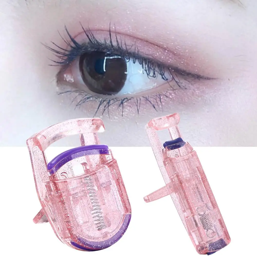 Accessori Strumento per il trucco Lash Lift Pinzette per ciglia grandangolari Glitter Piegaciglia Mini Clip per ciglia Estensione ciglia