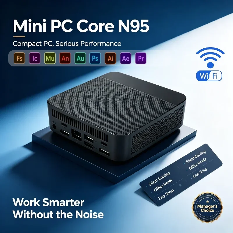 Mini PC Intel N150 16GB 512GB SSD