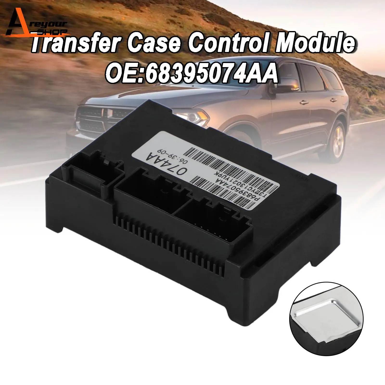 

Areyourshop 68395074AA Transfer Case Control Module for Durango Grand Cherokee 2 Speed 14-15 Car Accessories