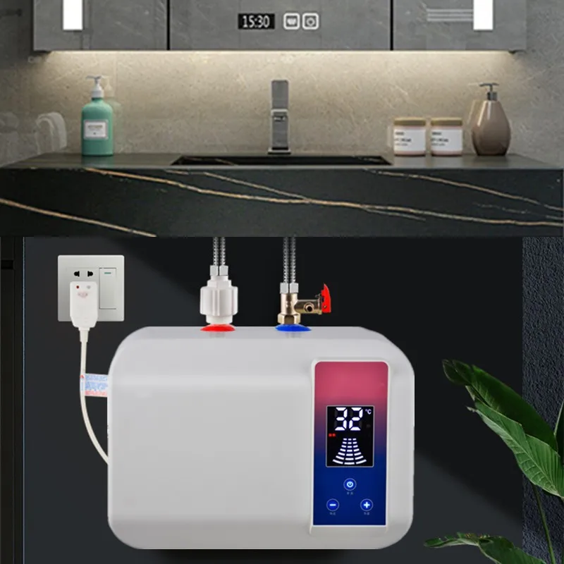 Water storage type household kitchen small electric water heater, instant hot water treasure 8L10 liters