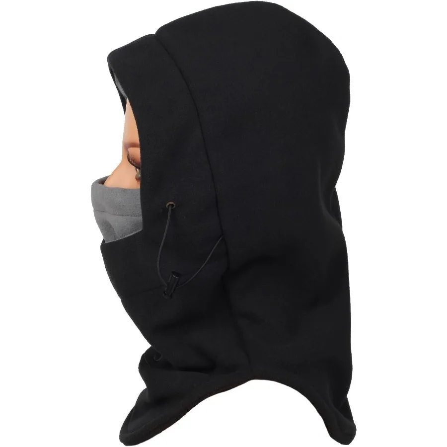 Pasamontañas de lana cálido para bicicleta de esquí, máscara facial completa, calentador de cuello, gorra para deportes de invierno