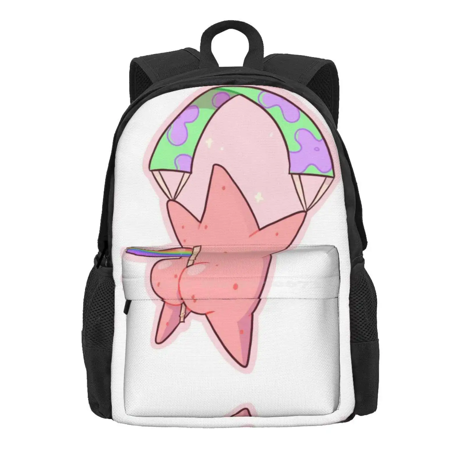 Patrick Star Butt Pride Hot Sale Schoolbag Backpack Fashion Bags Patrick Star Movie Gay Pride