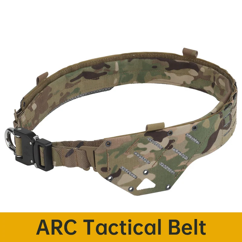 

Tactical Adjustable Belt Outdoor Work Men Molle Battle Belt CS Hunting Combat Belt for Outdoor Activities and Fishing