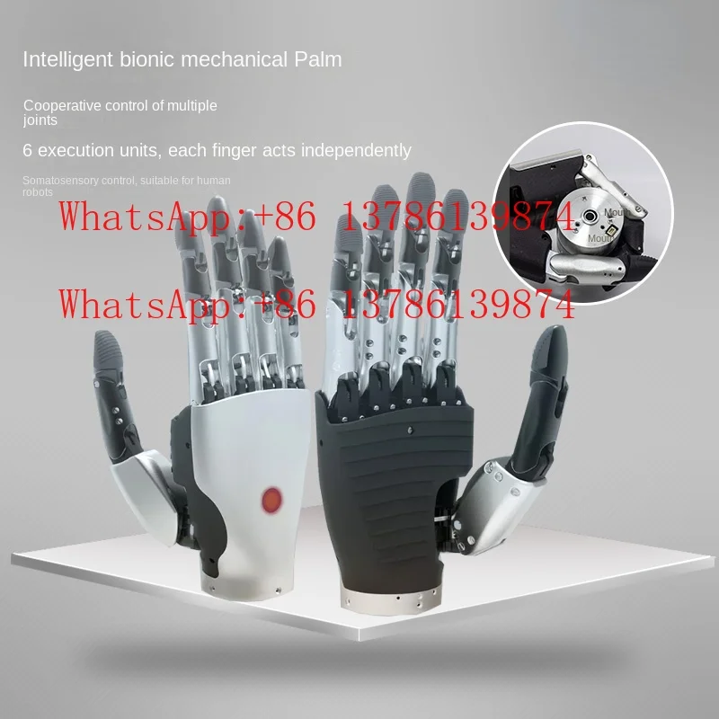 Robot Mechanical Hand Claw Flexible Five Finger Cooperative Control Arm