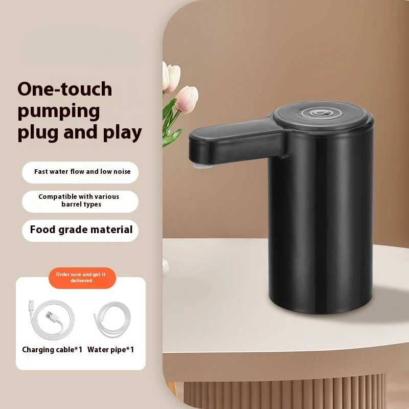 New Electric Wireless Self-priming Water Pump for Bottled Water, Rechargeable and Portable 1200mAh, with One Click Water Outlet
