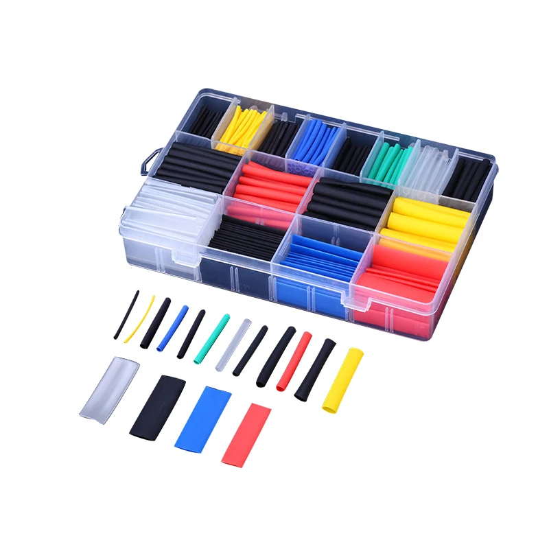 

Heat-shrink Tubing Thermoresistant Tube Heat Shrink Wrapping Kit Electrical Connection изоляция для проводов